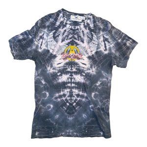 Vintage 1990s Aerosmith Symmetria Tie Dye Shirt